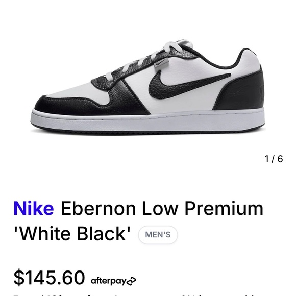 Nike Classic Black and White Sneakers - Picture 7 of 7